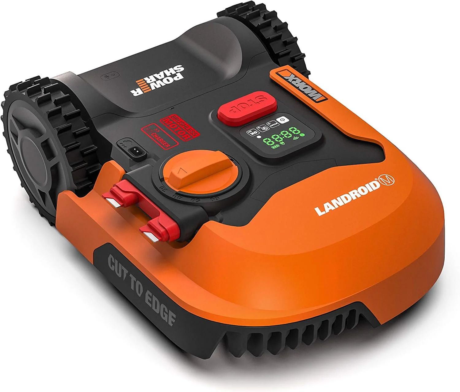 WORX Landroid M WR141E robotmaaier/accugrasmaaier voor kleine tuinen tot 500 m2/zelfrijdende grasmaaier voor een nette gazonsnit, veelkleurig