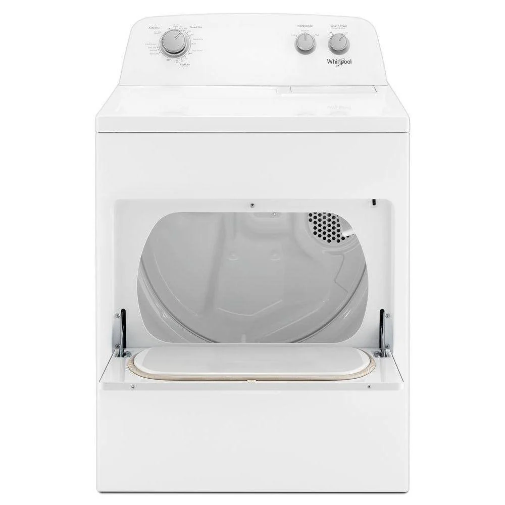 Whirlpool 7.0 cu. ft. electric clothes dryer, AutoDry™ system, Wrinkle Shield™, white (2025 model year)