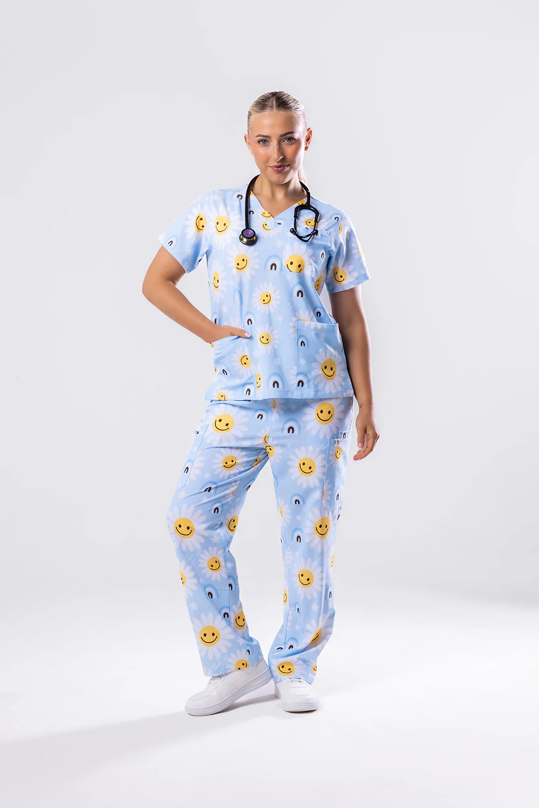Happy Flower Scrub Set