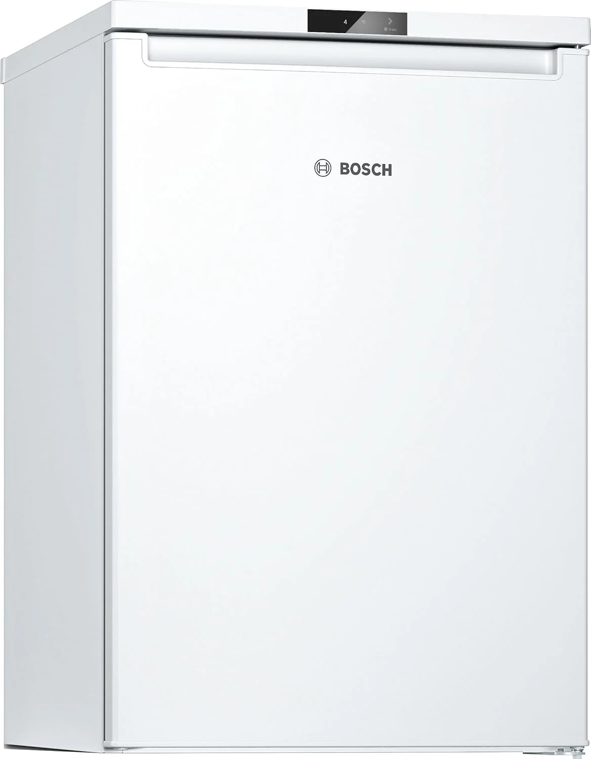Bosch KTR15NWEB, Serie 2 Mini-K��hlschrank 85 x 56, 134 L, MultiBox f��r l?nger frisches Obst und Gem��se, Schnellk��hlung, 39 dB leise trotz starker K��hlkraft, LED-Beleuchtung, Wei?