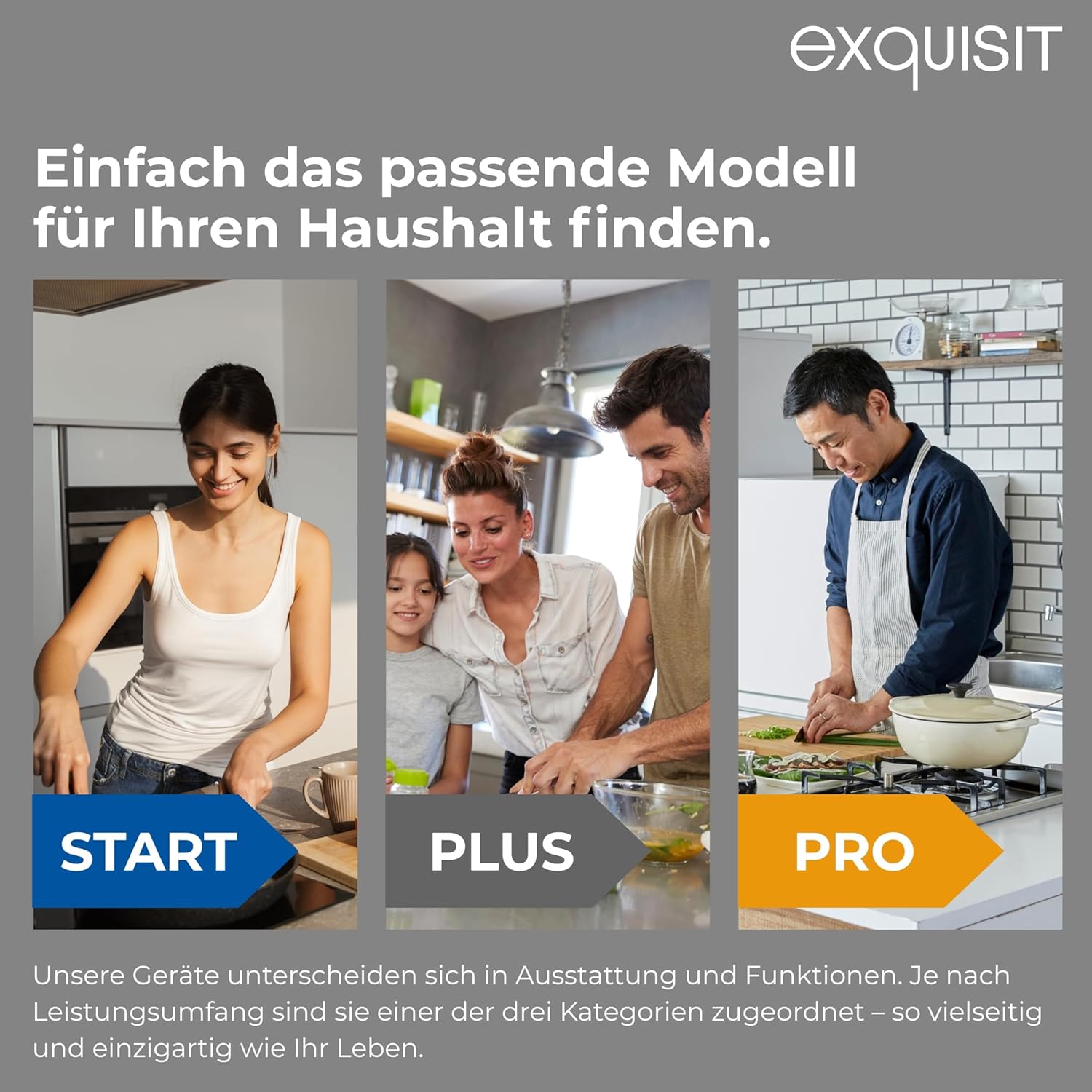 Exquisit Kühl-Gefrierkombination No Frost | 193 l, No Frost Kühlschrank, Energieklasse E, 41 dB, LED, 160 x 51 x 61 cm | KGC5195-65-NF-330E silber