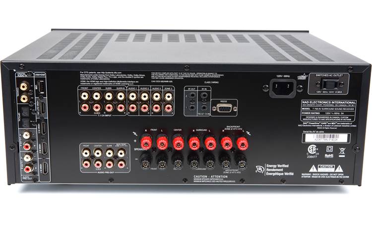 NAD T 758 V3i 7.1-channel home theater receiver