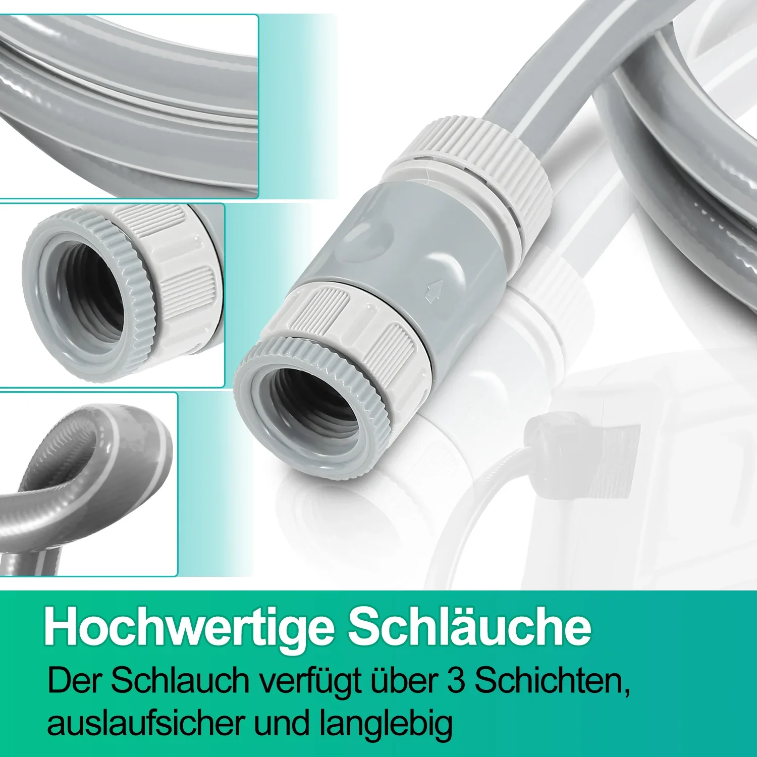 Sonnewelt Slanghaspel met Handdouche en Tuinslang