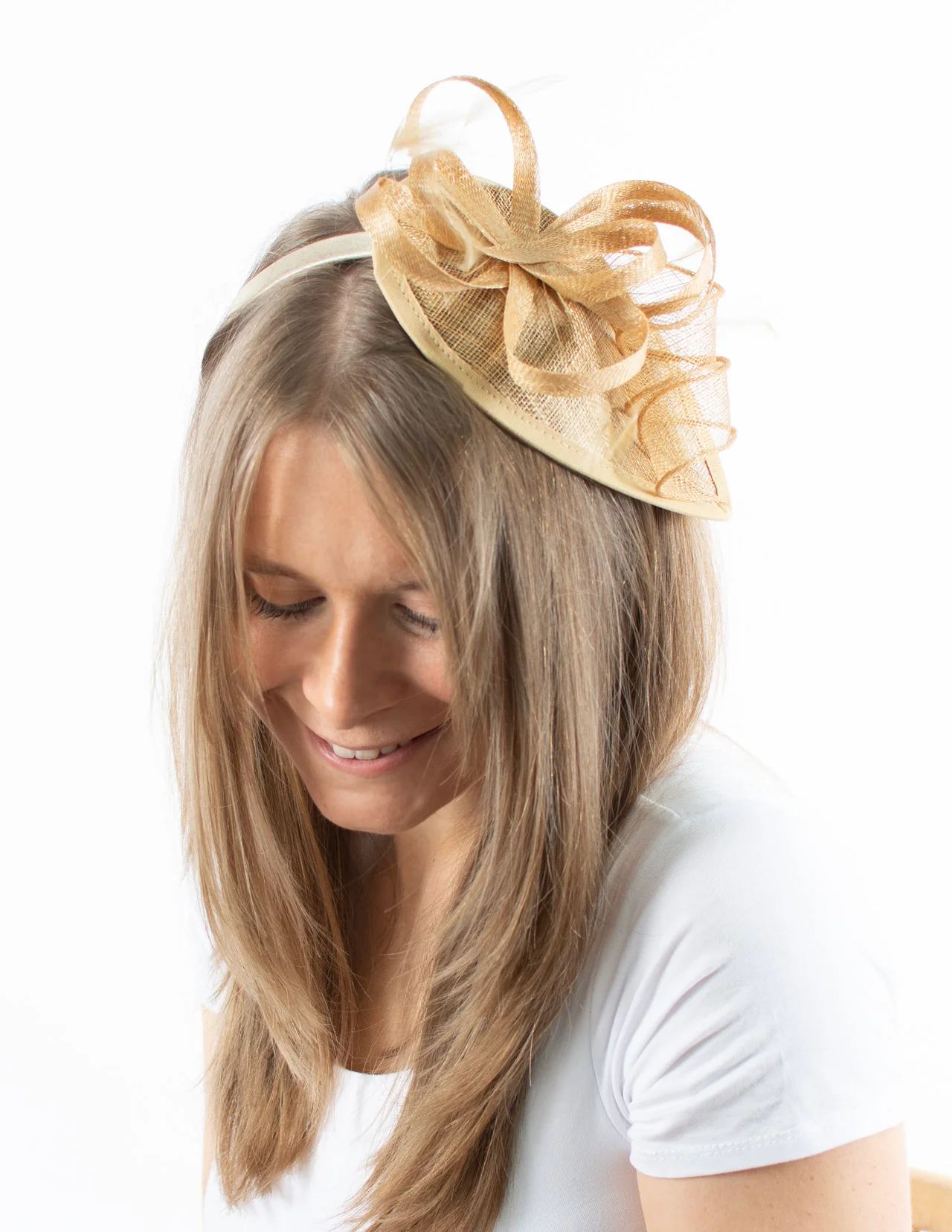 Fascinator | Small Teardrop | Gold