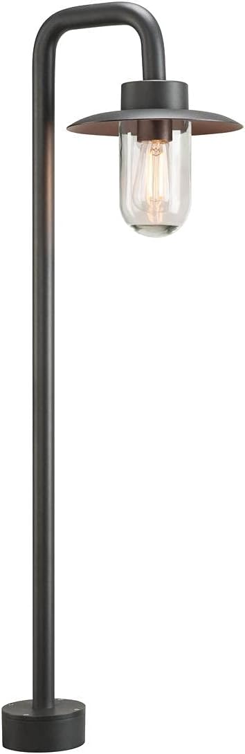 SLV LED Pollerleuchte MOLAT, Laterne | Standleuchte Außen-Beleuchtung im Industrie-Design | Outdoor Wege-Leuchte, Kandelaber, Sockellampe, Garten-Beleuchtung, Gartenleuchte | E27, max. 60W