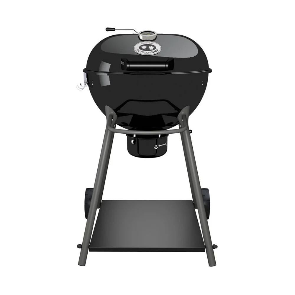 2025 Outdoorchef KENSINGTON 570 C Houtskoolgrill �C Slide-trechter systeem voor directe/indirecte hitte �C Zwart