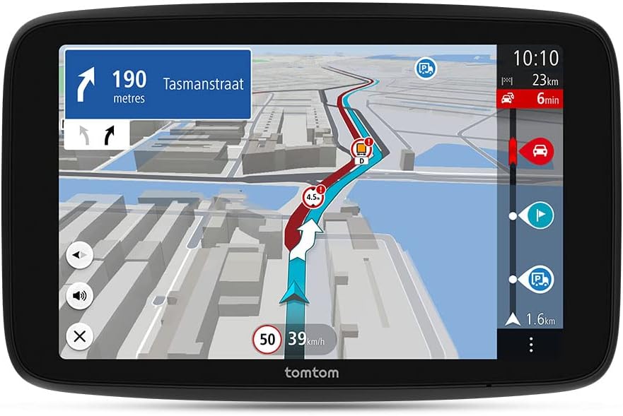 TomTom LKW Navi GO Expert Plus (7 Zoll-Display, Routenführung und POIs für große Fahrzeuge, TomTom Traffic inklusive, Weltkarten, Echtzeitwarnungen zu Beschränkungen)