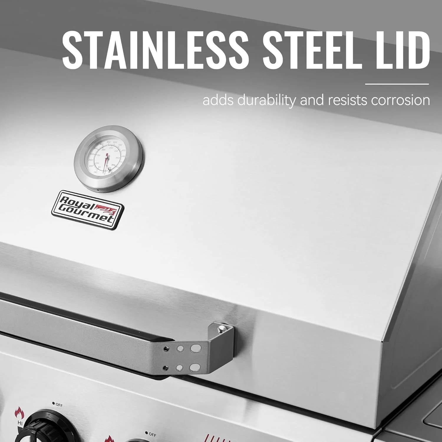 Royal Gourmet GA5401T 5-Burner BBQ Liquid Propane Gas Grill with Side Burner