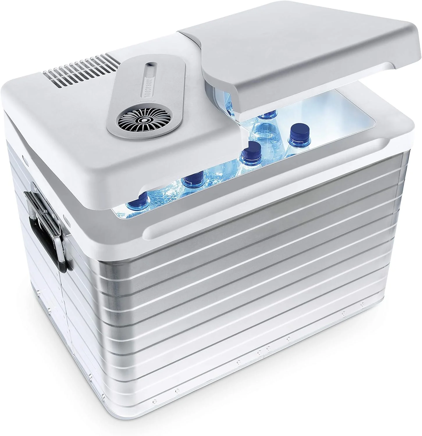 Mobicool Q40 AC/DC Draagbare elektrische aluminium koelbox, 39l, 12/230V, voor auto, vrachtwagen, boot, camper, caravan