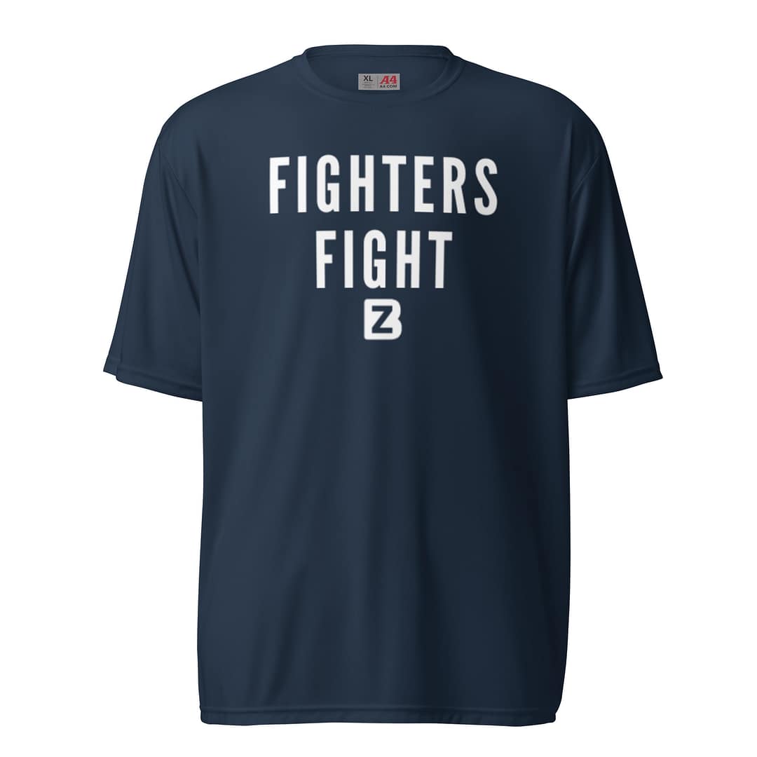 Fighters Fight Performance  Crew Neck Tee
