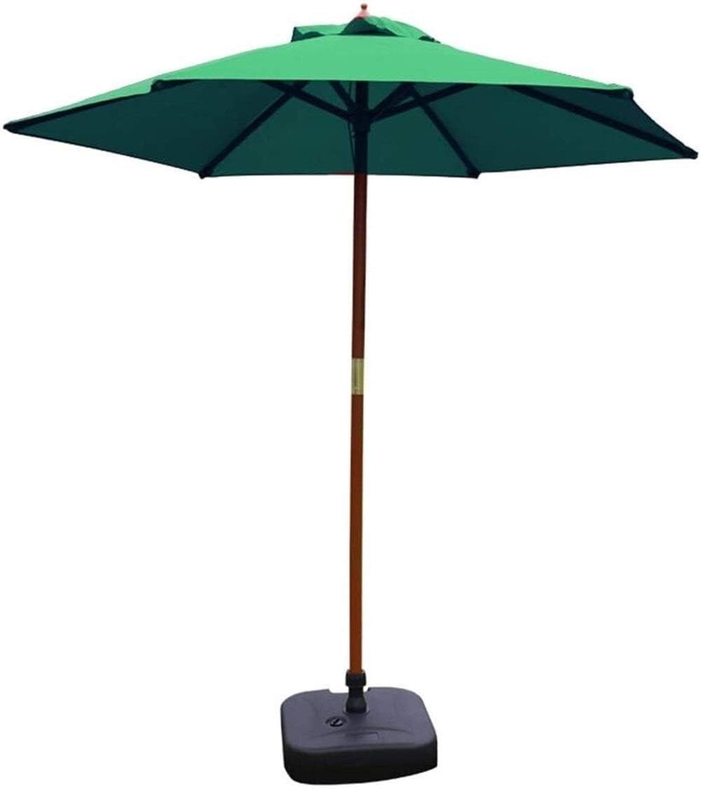 Gartenschirme für den Außenbereich, grüner Terrassenschirm, Sonnenschirm, Tischschirm mit 6 stabilen Rippen für Strand, Pool, Garten, UV-50+-Schutz good