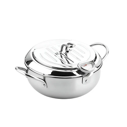 Deep Fryer Pot – Heavy-Duty Non-Stick Frying Pot for Crispy, Golden Fried Foods