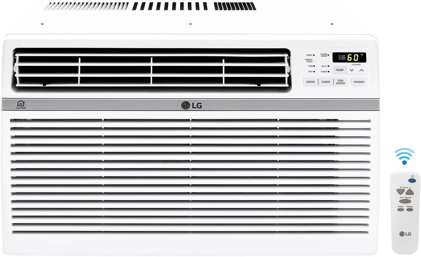 LG 5000 BTU Window Air Conditioner with Remote, Easy Mechanical Control Ultra-Quiet