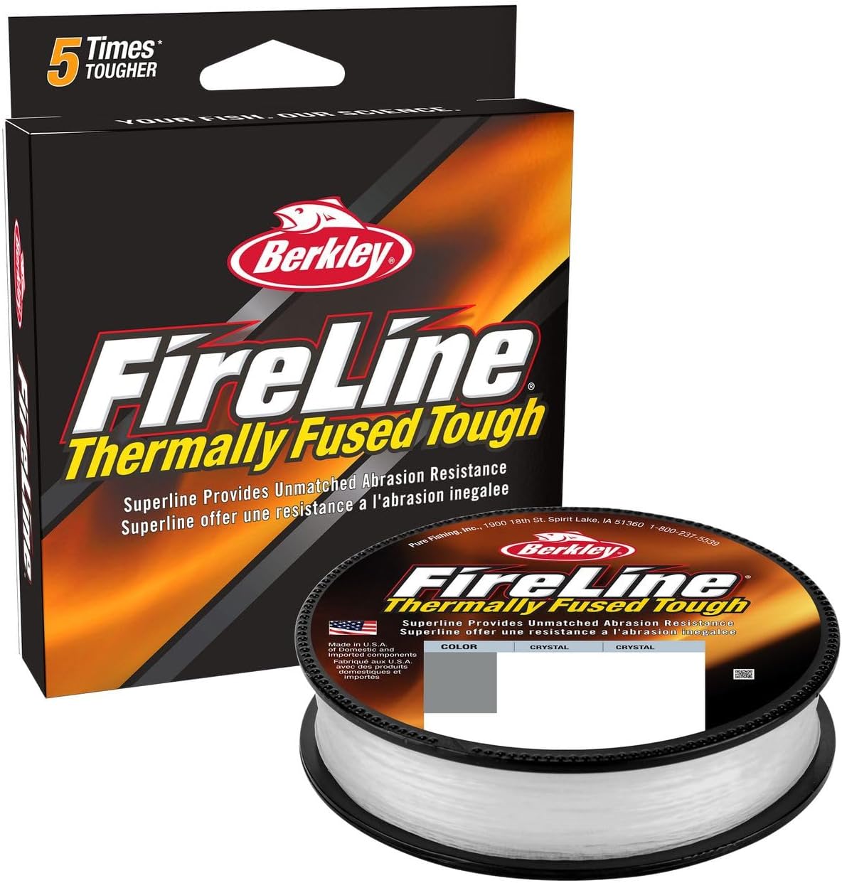 Angelschnur Berkley Fireline Fused Original 1800 M Crystal Geflochtene PE Dyneema Meer Spinnageln Brandungsangeln Karpfenangeln