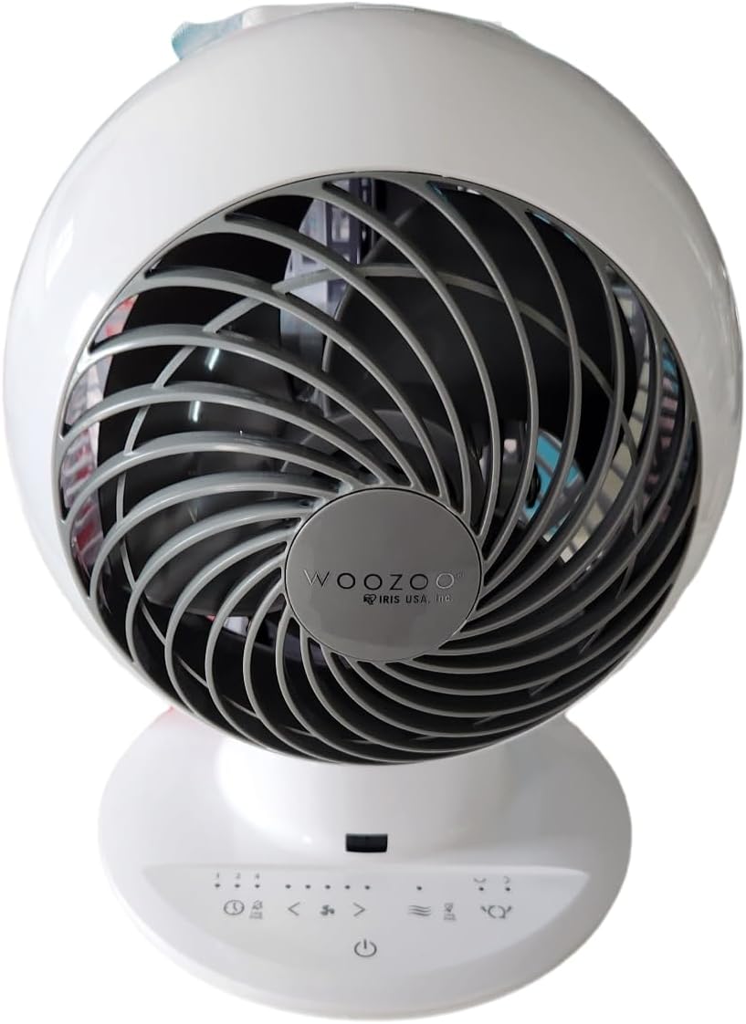 IRIS Woozoo Globe Ventilateur oscillant multidirectionnel à 5 vitesses [modèle 2024]