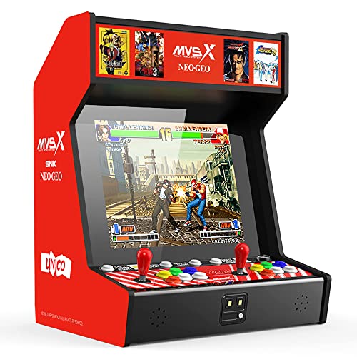 UNICO MVSX Home Arcade, 50 giochi retro con licenza ufficiale SNK precaricati, Supporta due giocatori per giocare contemporaneamente : Amazon.it: Videogiochi