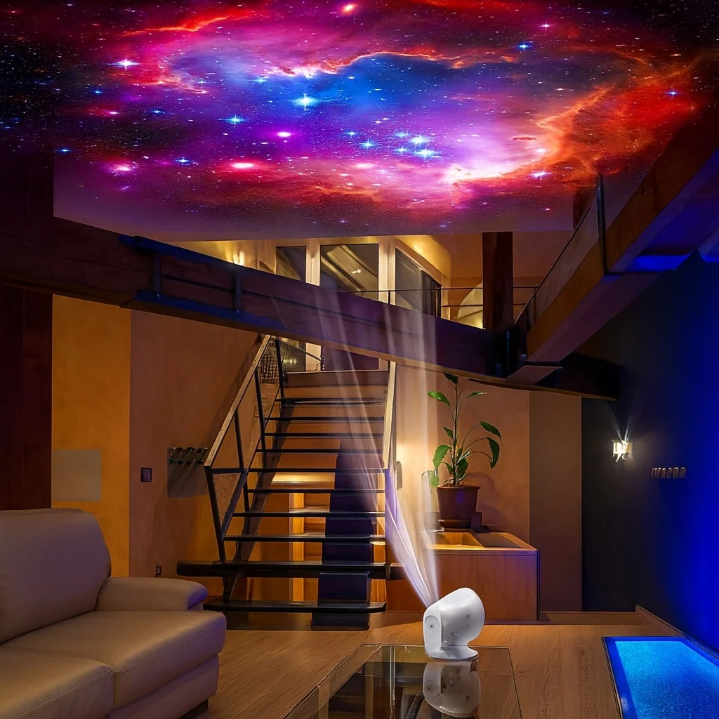 Planetarium Projektor f��r Zuhause mit Sternenhimmel Effekt