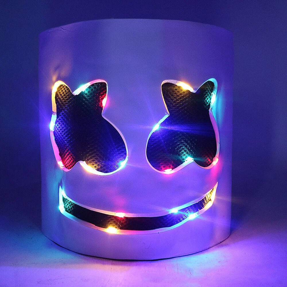 DJ Kost��m Set mit LED-Helm