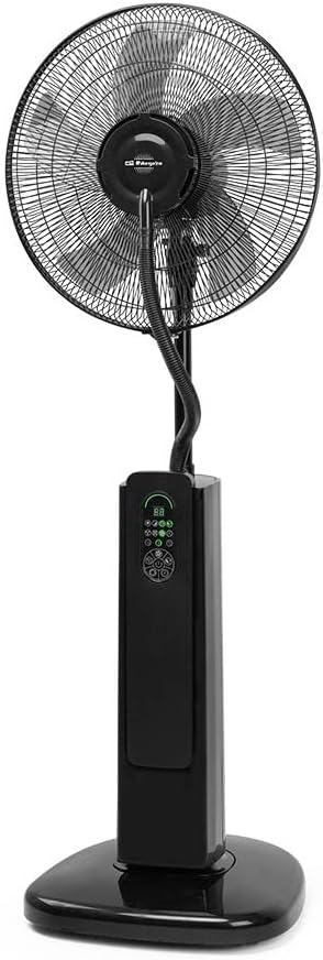 Orbegozo SFA 7500 Ventilateur nébuliseur 60 W 5 pales 40 cm 9 vitesses Réservoir 1,8 L