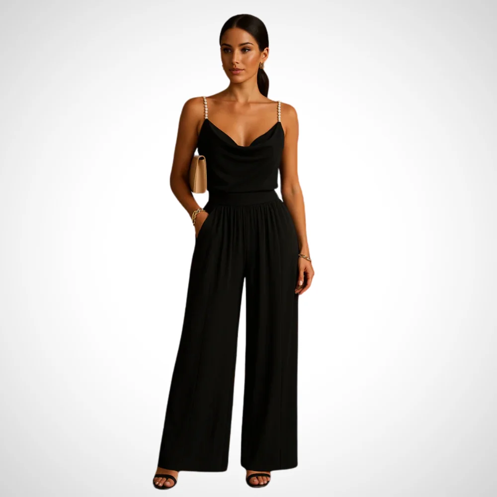 Eleganter Jumpsuit mit weitem Bein f��r festliche Anl?sse