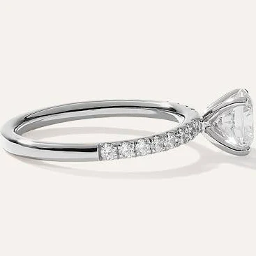 Women’s quince Lab Grown Diamond Pave Band Rings