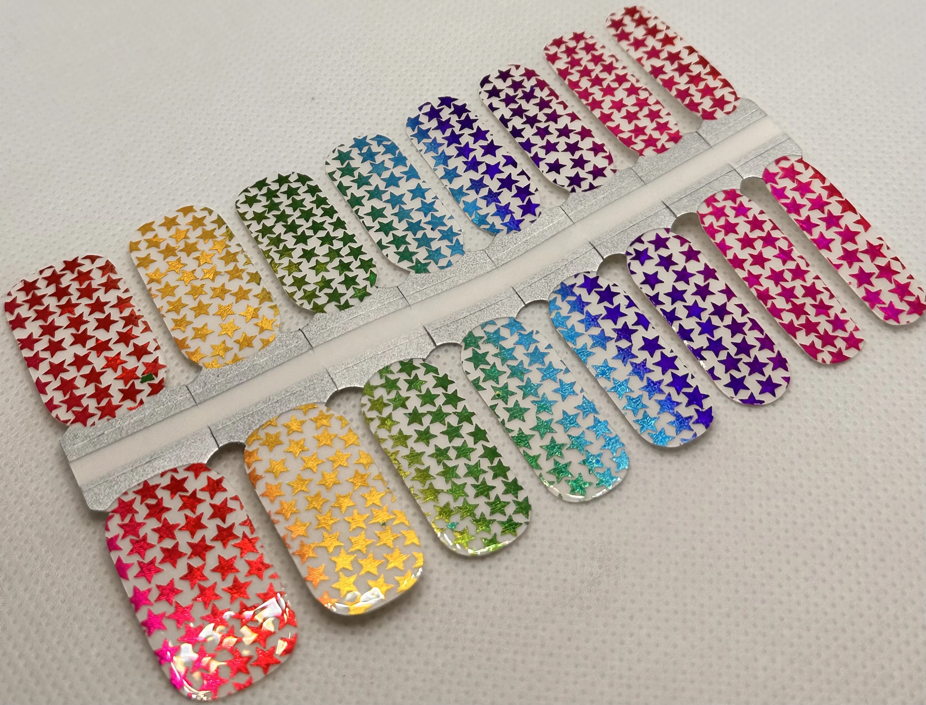 Rainbow Stars (Transparent)