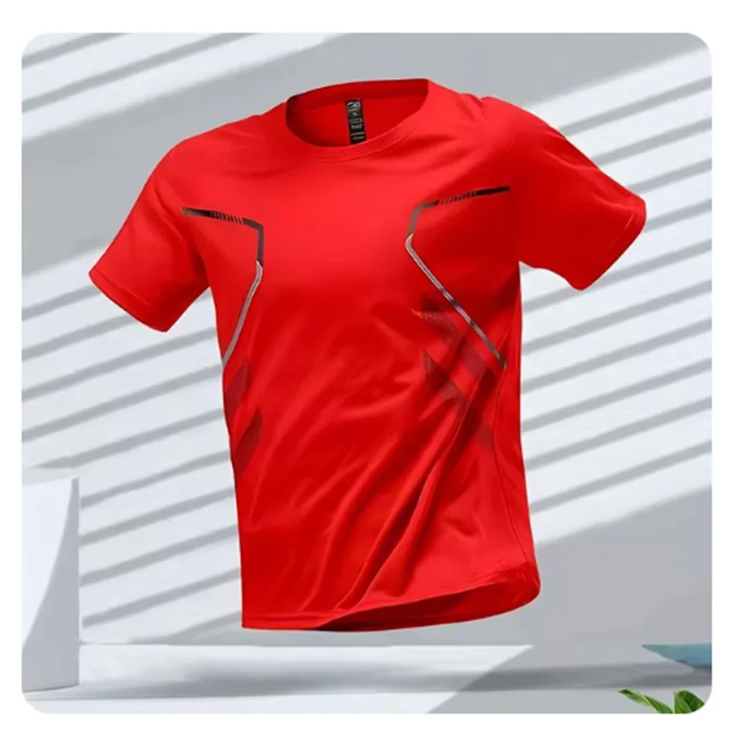 Atmungsaktives Herren Sport T-Shirt f��r Fitness, Laufen und Training