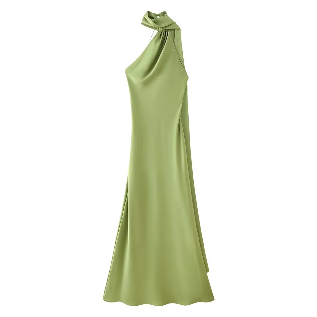Luxuri?ses Satin-Maxikleid f��r festliche Anl?sse