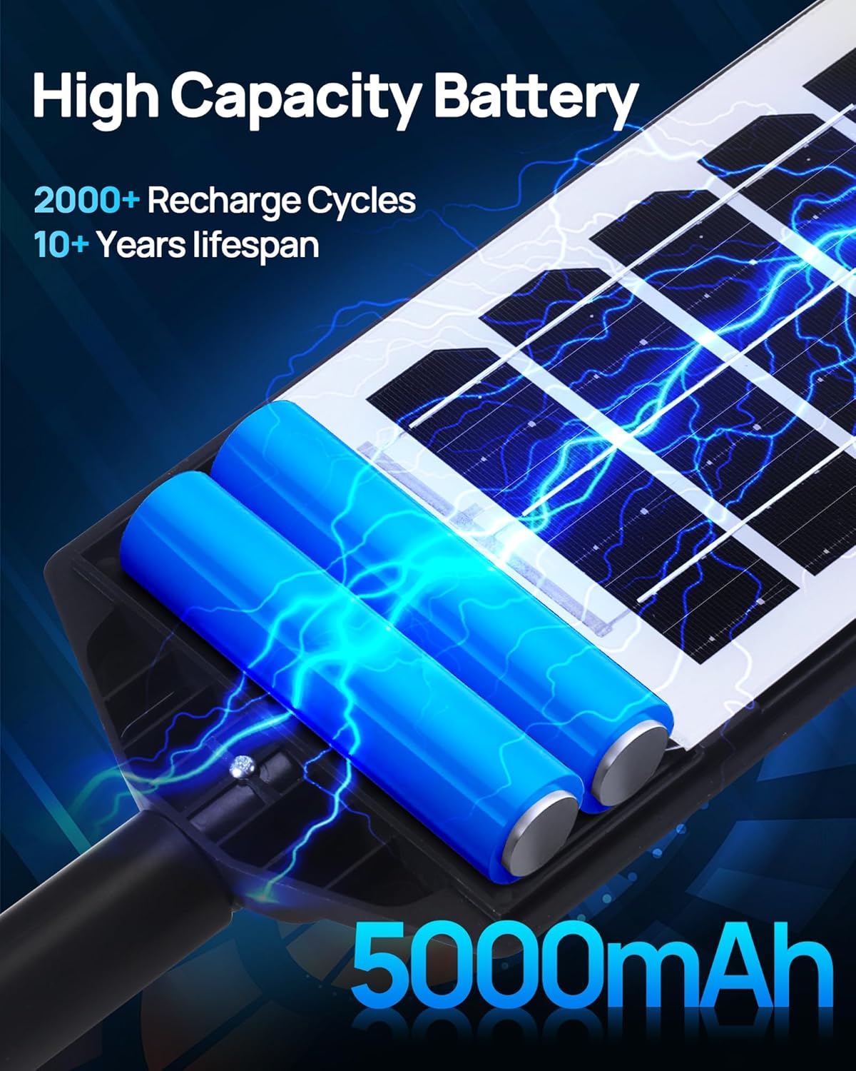 Solarleuchten Außen mit Bewegungsmelder, 192 LEDs 6500K Solar Straßenlaternen mit Fernbedienung, Dämmerung bis Morgendämmerung Wasserdicht Flutlichter für Hof, Garage, Parkplatz, 4er-Pack