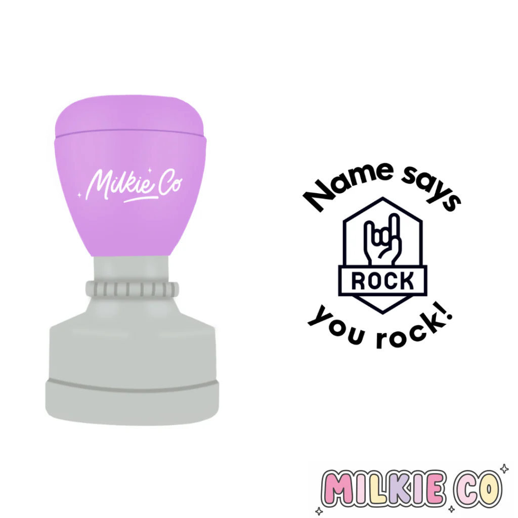 'You rock!' Stamp