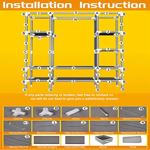 Anmas Power Armadio in tela con 4 cassetti – caffè scuro | grande appendiabiti con appendiabiti e ripiani, 150 x 45 x 170 cm : Amazon.it: Casa e cucina