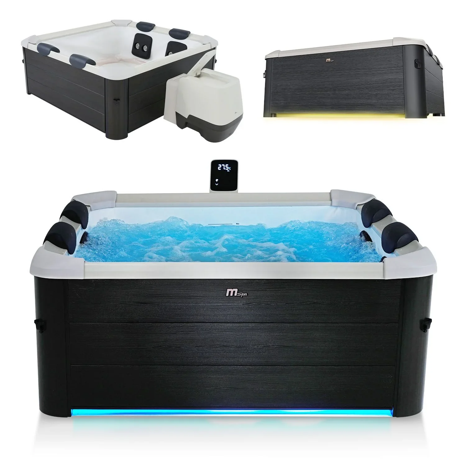 2026 Spa Whirlpool Oslo con iluminación LED