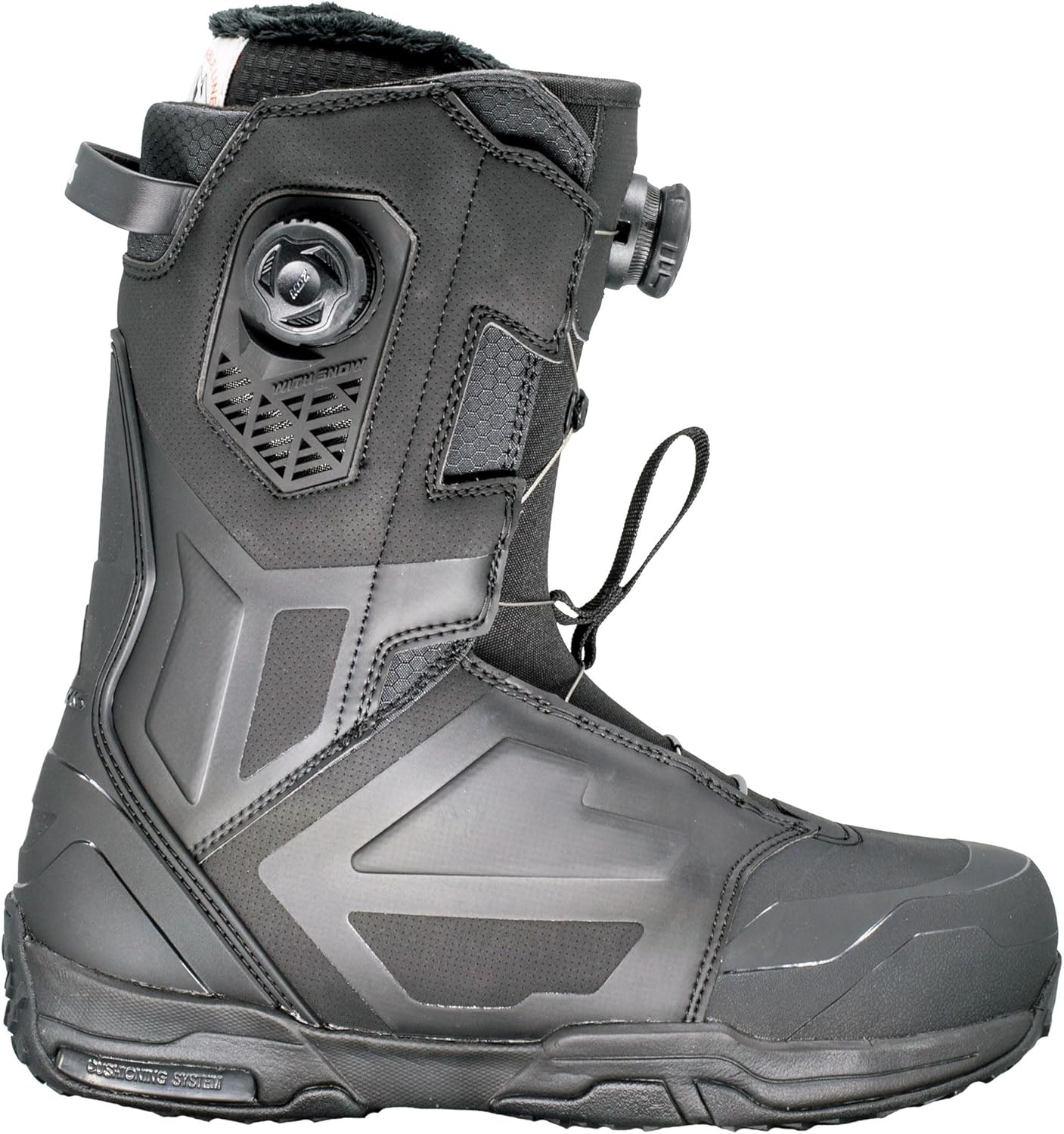 Airtracks Snowboard Boots Master Pro ATOP Moz DUAL Zone Speed Lacing Snowboardschuhe - QL Snowboardboots - Schwarz