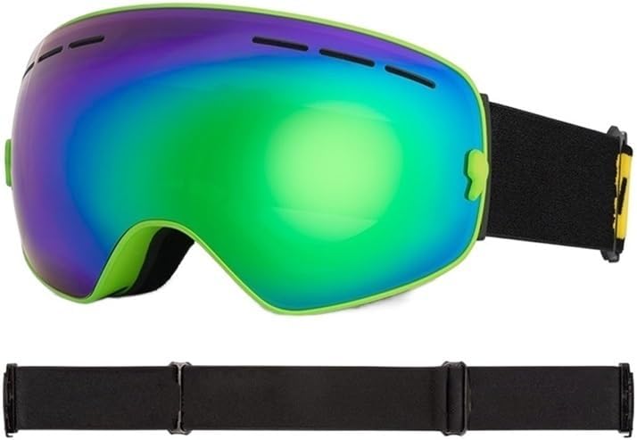 Motorradbrille zum Skifahren UV400-Schutz Skifahren Schneebrille Skibrille Herren Damen Snowboardbrille Brille Antibeschlag-Skimaske Reitbrille (Farbe: 14) (N)