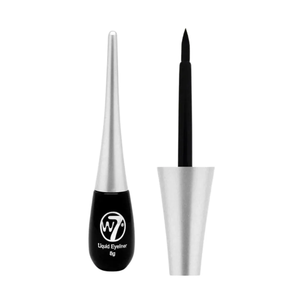 W7 Black Eyeliner Dip Pot a?? Liquid Black Ultra Precision Eye Liner