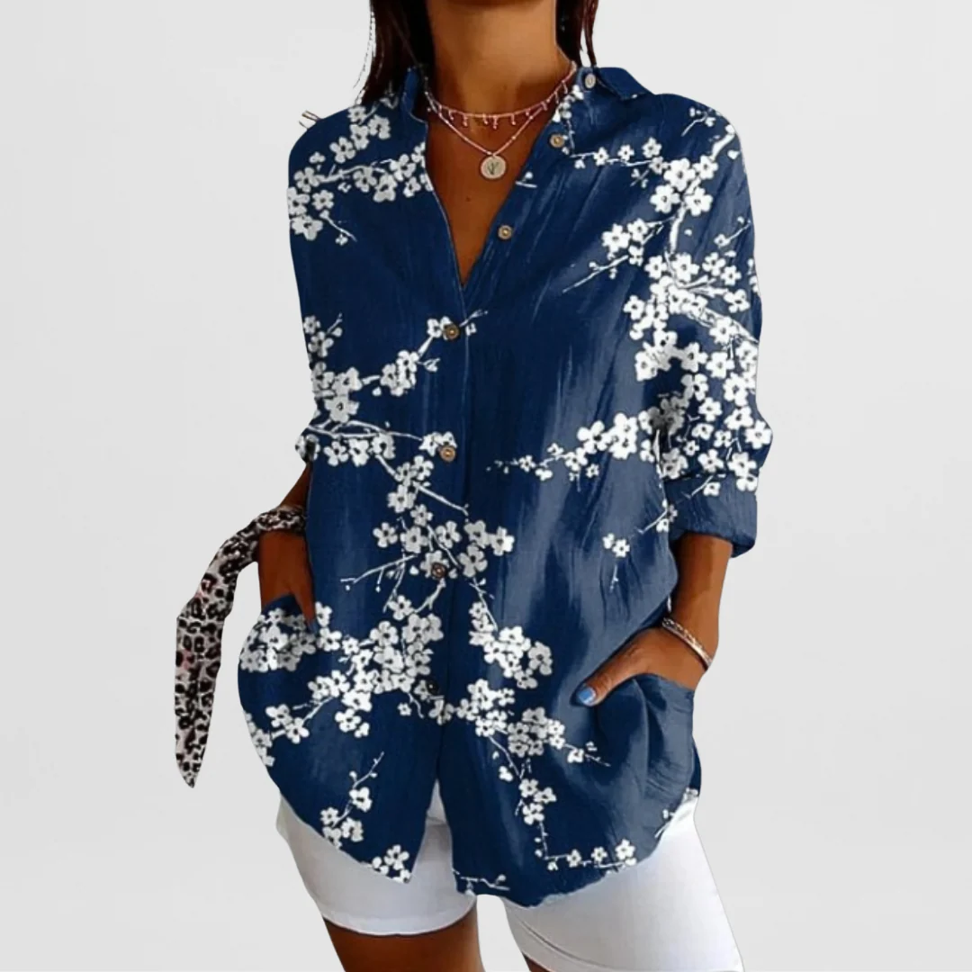 Elegante Leichte Premium Bluse f��r Damen �C Perfekt f��r B��ro, Freizeit und besondere Anl?sse