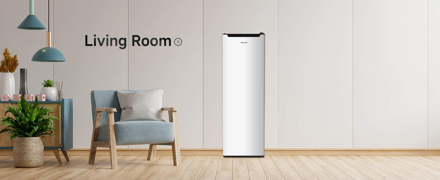 7.0 upright freezer