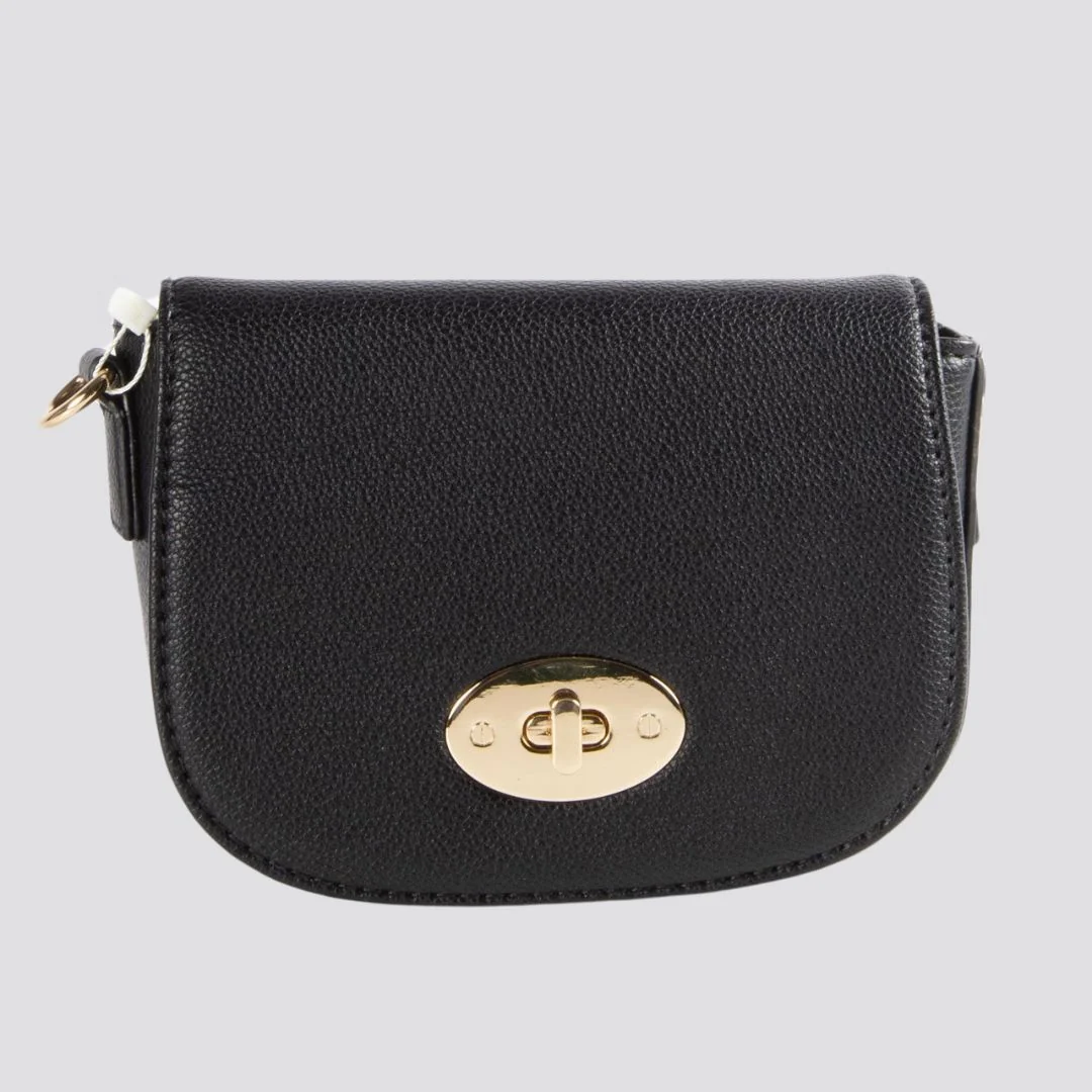 Mini Satchel Crossbody Bag | Black
