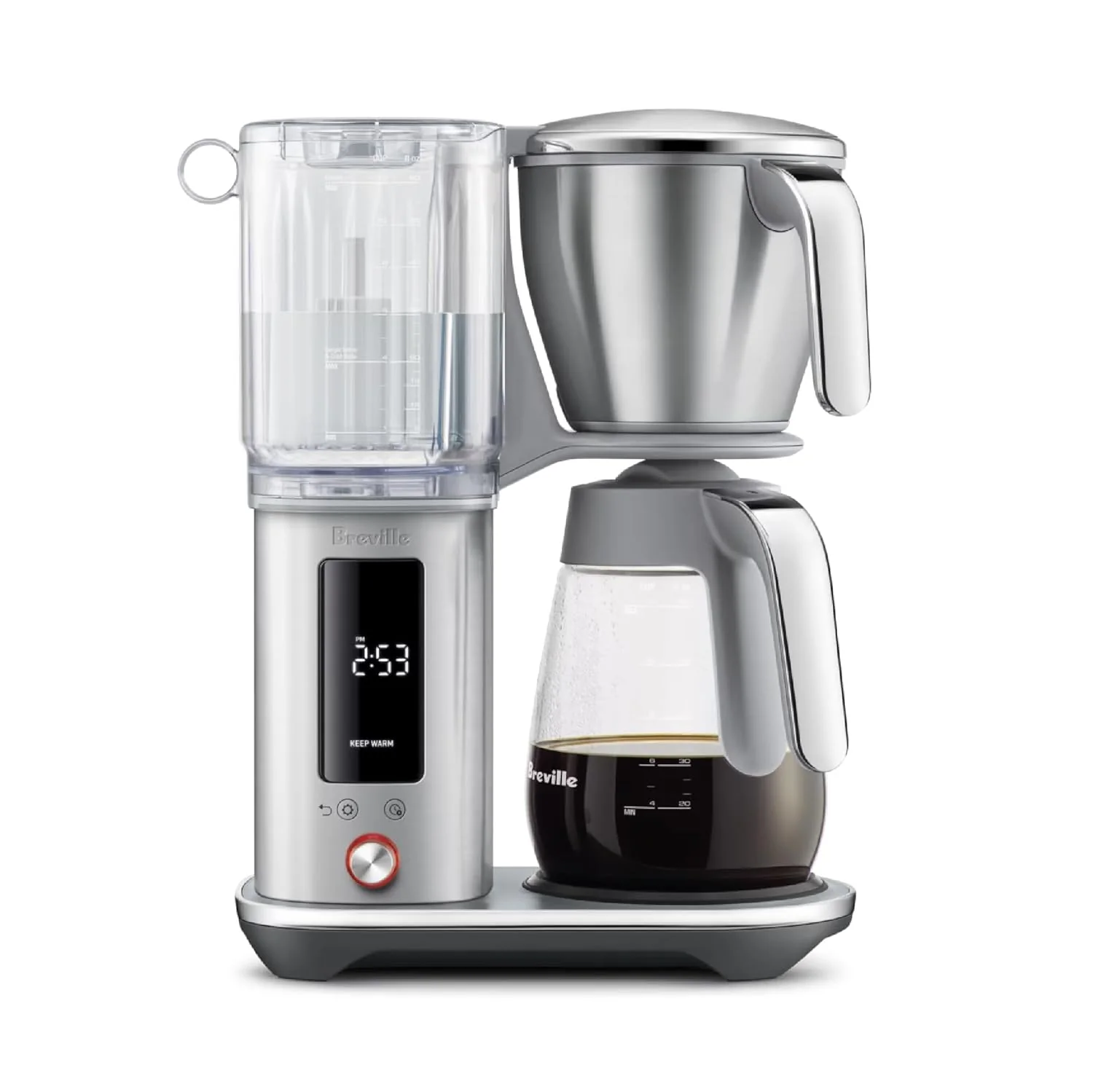 Breville Luxe Drip Coffee Machine, Brushed Stainless Steel, Thermal Carafe, BDC465BSS