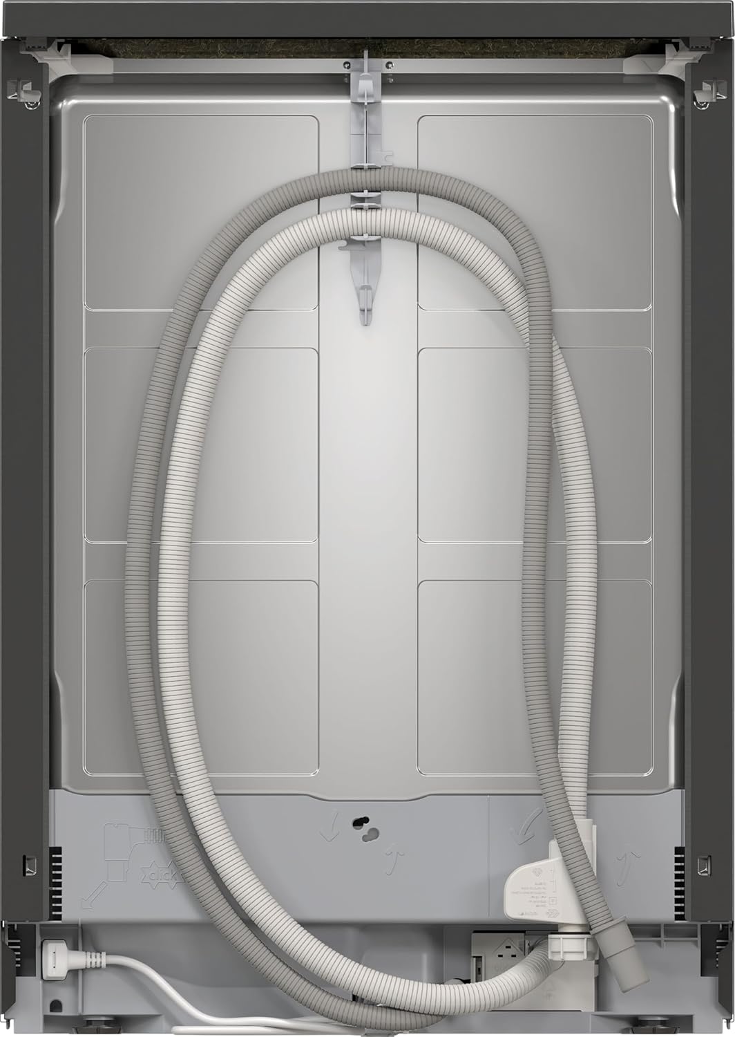 Bosch SMU4ETS08E, Serie 4, Smarter Unterbau-Geschirrspüler 60 cm, Besteckkorb, Spülmaschine mit Programmassistent, besonders Leise, höhenverstellbarer Oberkorb, Automatische Türöffnung, Edelstahl