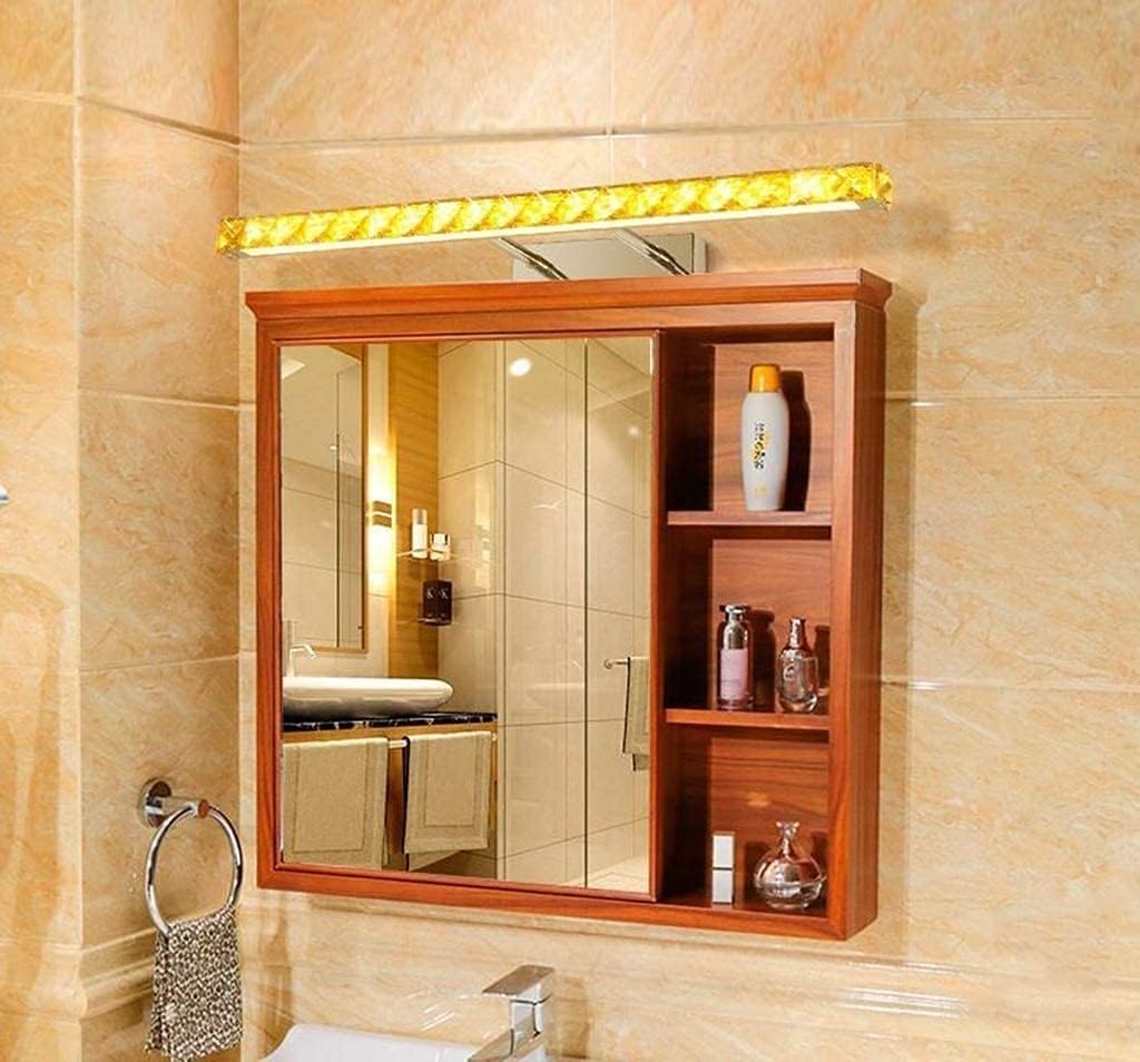 Badezimmerspiegel-Wandleuchte, Badezimmerbeleuchtung, Kristallspiegel-Frontleuchte, LED-Make-up-Wandleuchte, Strahler, Spiegel, Schrank, Make-up-Kommode, Halterung, Licht. Interessant
