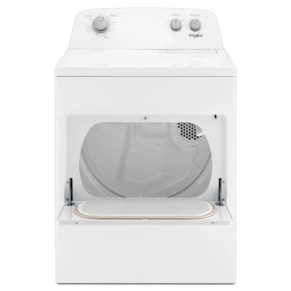 Whirlpool 7.0 cu. ft. electric clothes dryer, AutoDry™ system, Wrinkle Shield™, white (2025 model year)