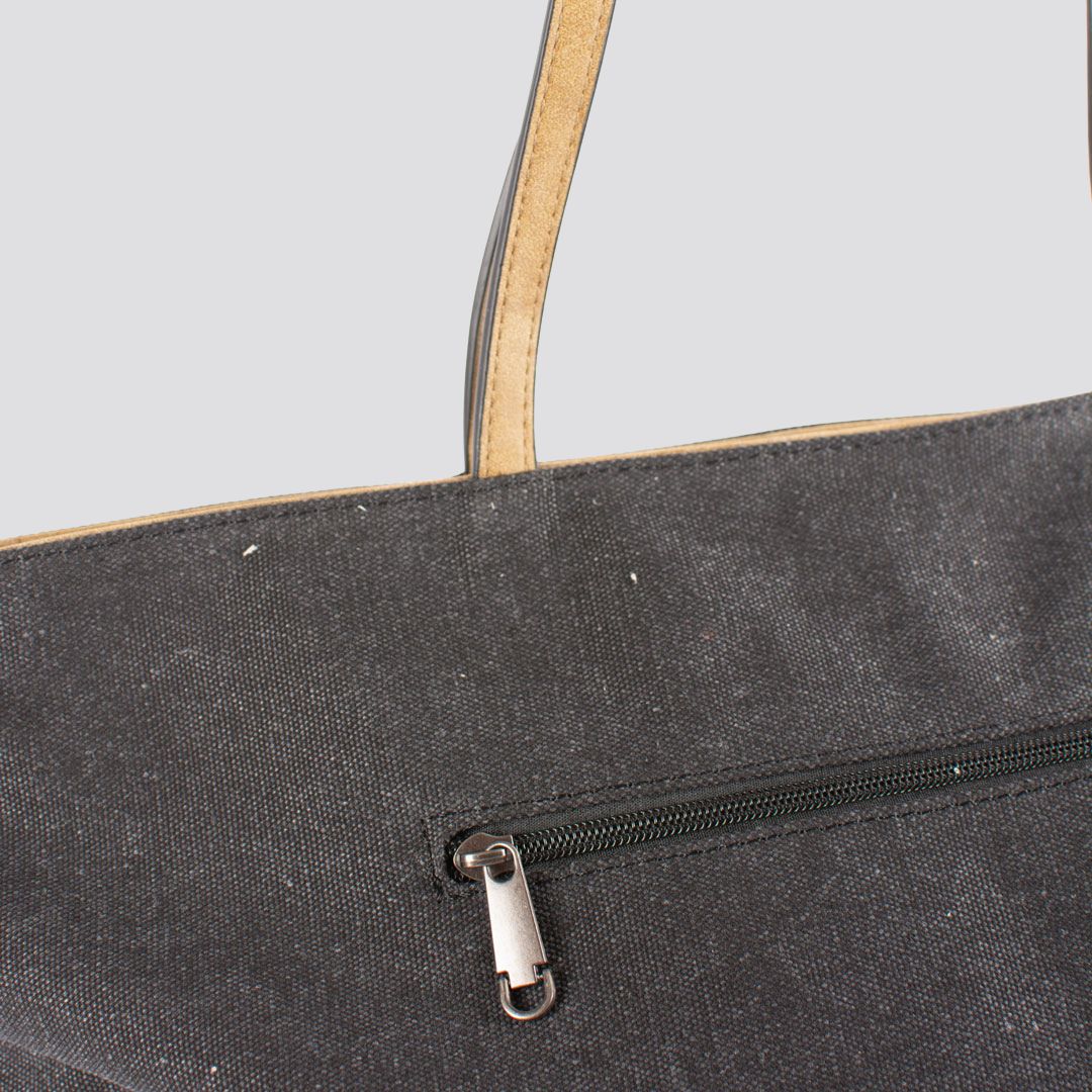 Canvas Tote Bag | Black Star