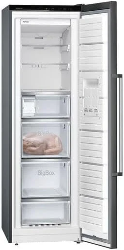Siemens GS58NDWDP, iQ500 Freistehender Gefrierschrank, 191 x 70 cm, 366 L, noFrost, bigBox, LED-Innenbeleuchtung, superFreezing, varioZone f��r anpassbaren Gefrierraum, freshSense
