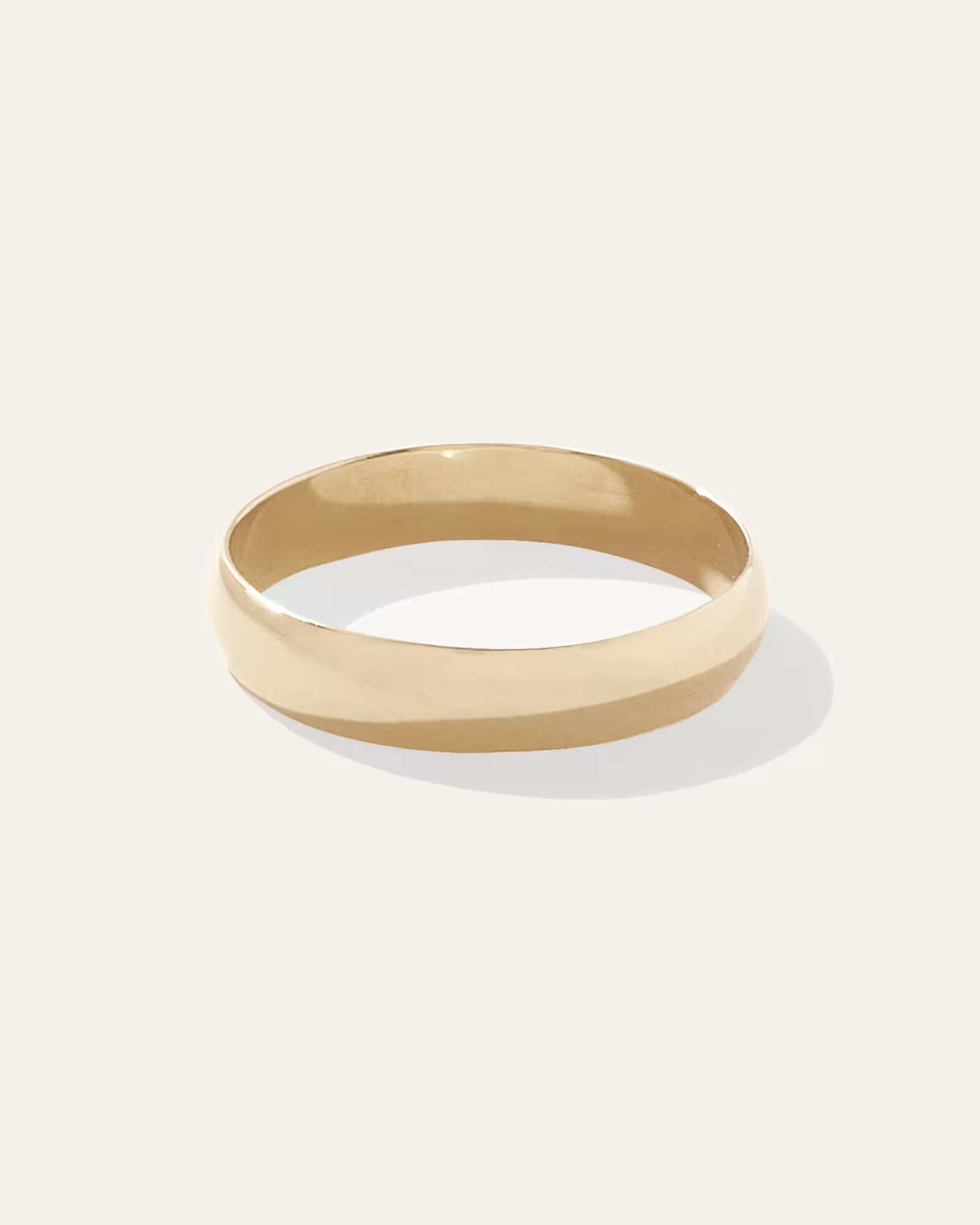 quince 14K Gold Lightweight Round Edge Band Rings