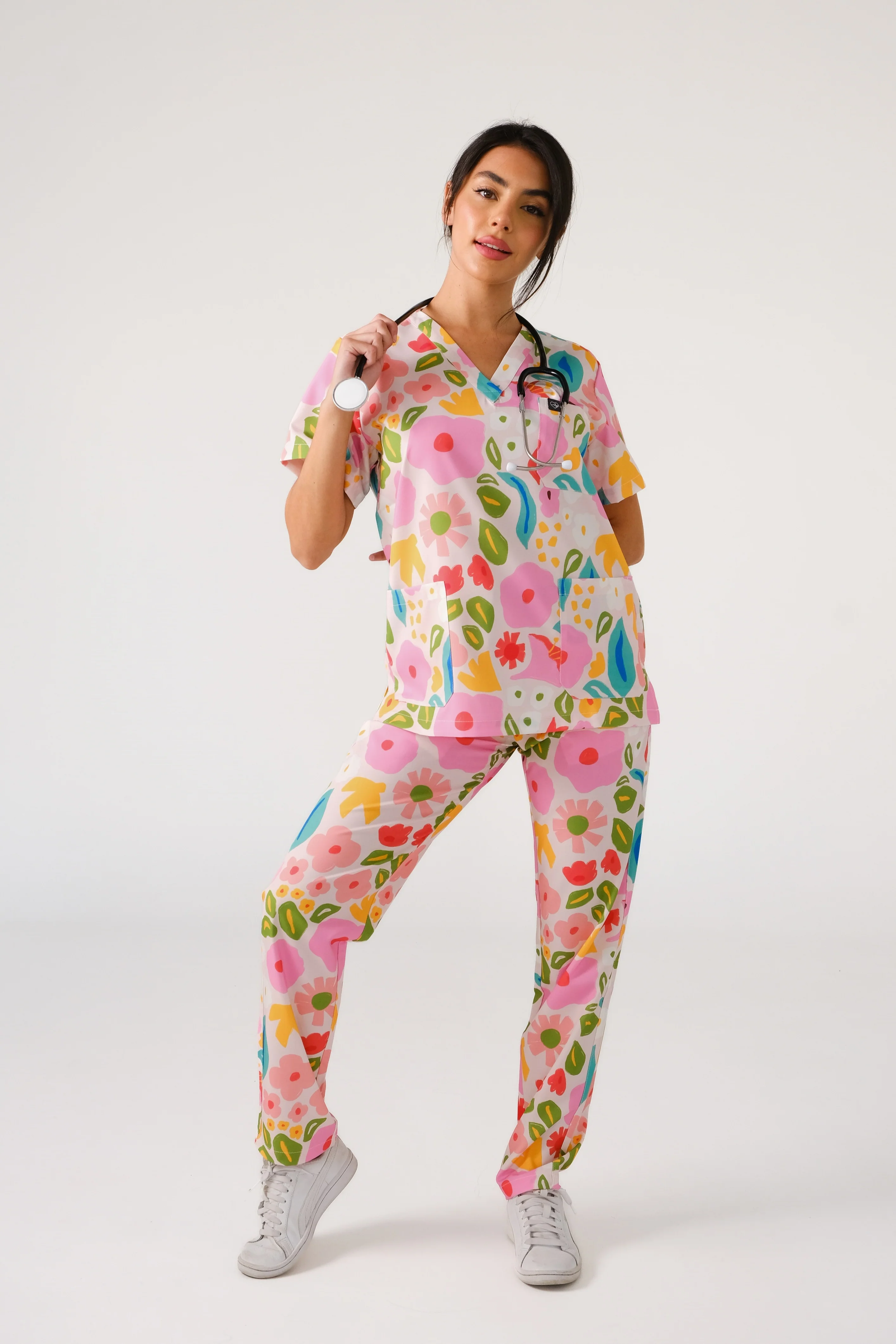 Abstract Garden Scrub Set