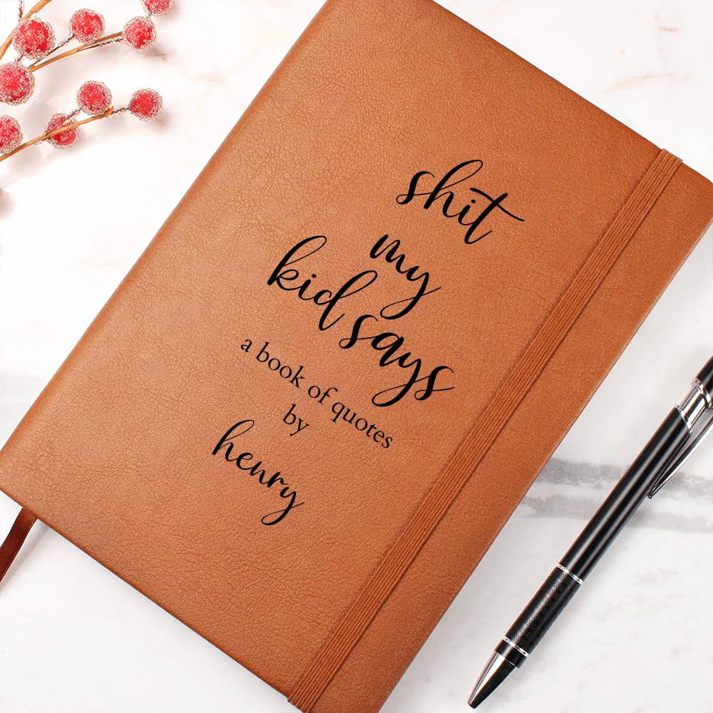 Personalized Leather Journal 