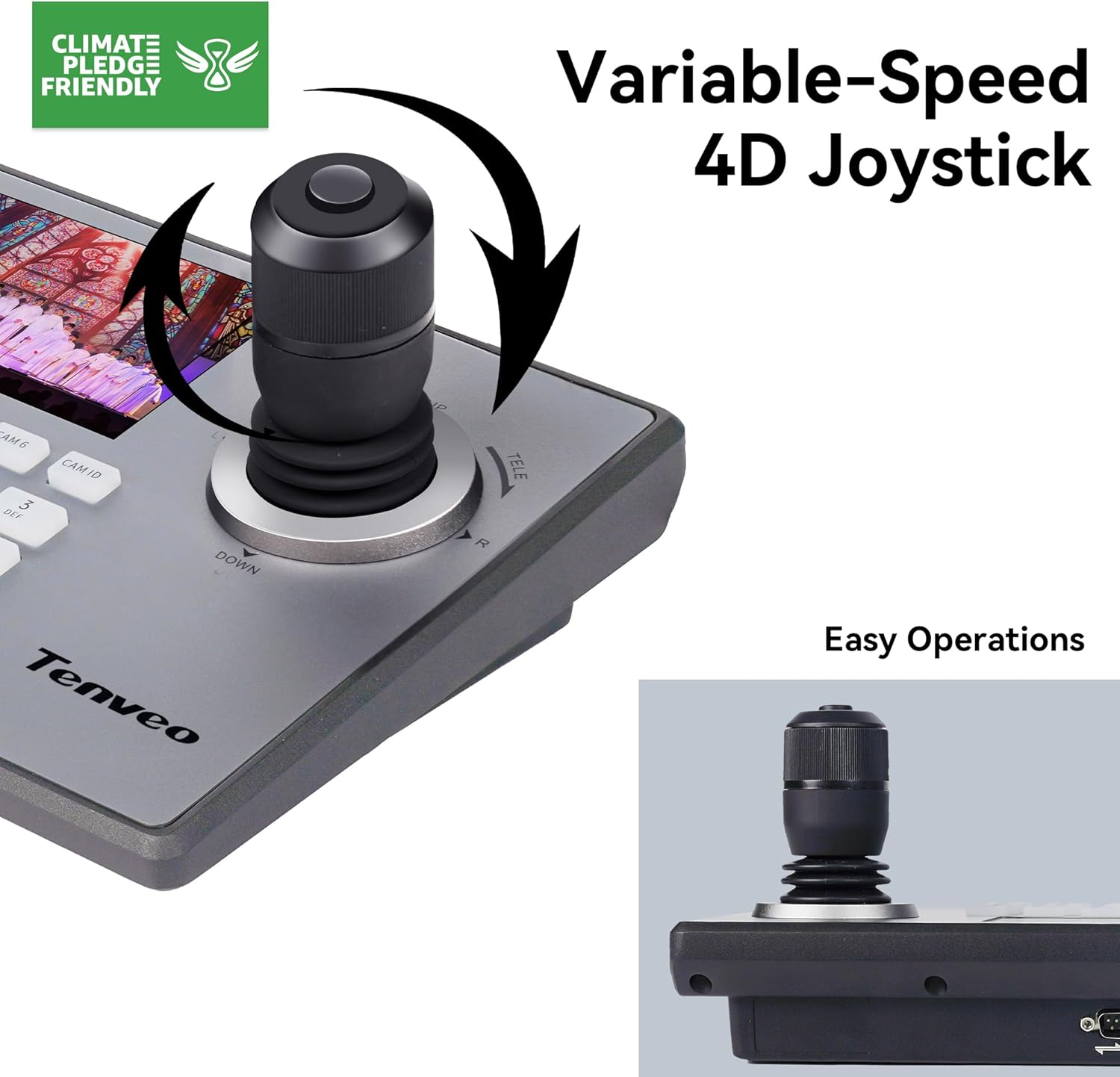 Tenveo NDI PTZ Camera Controller, 5