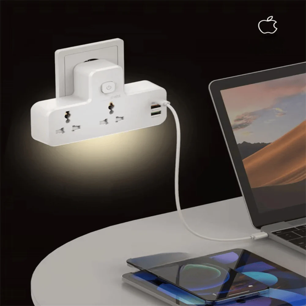 Extension Power Strip | Powerful Socket with Heart