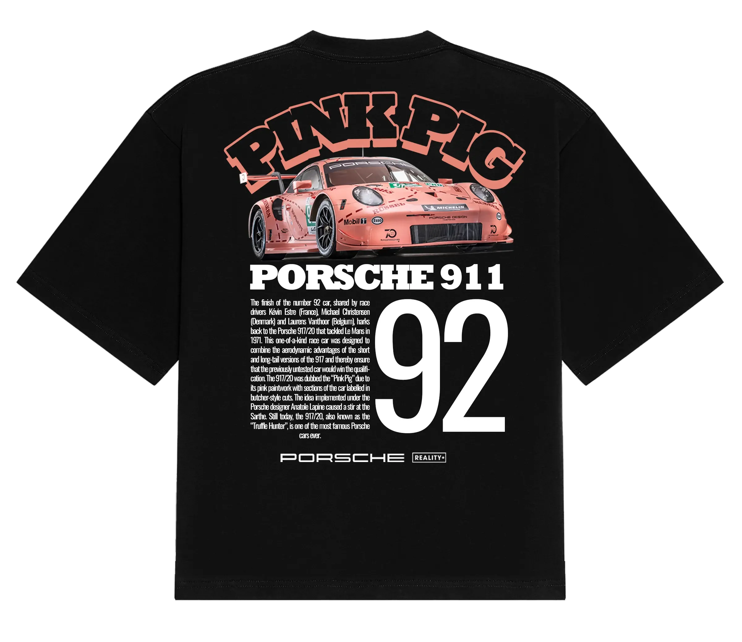 [PP-] Pink Pig 92 Tee